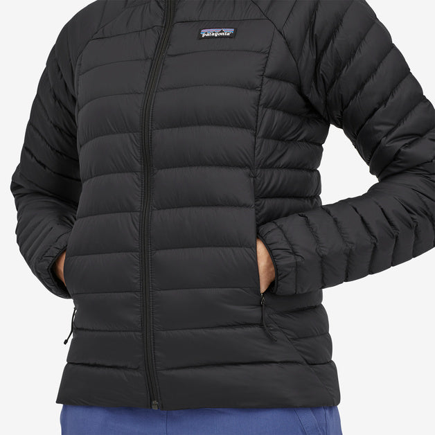 Patagonia Down Sweater Jacket (Women's) - Find Your Feet Australia Hobart Launceston Tasmania - Black