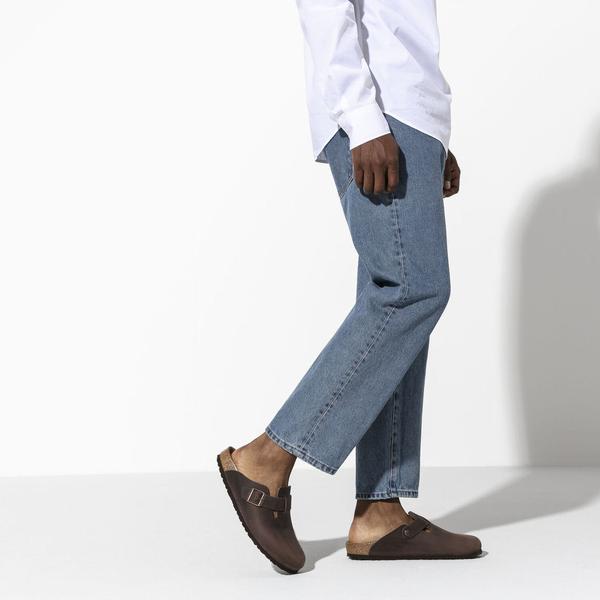 Birkenstock Boston Oiled Leather Sandal Habana (Unisex) 860131 - Find Your Feet Australia Hobart Launceston Tasmania