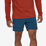 Patagonia Hydropeak Volley Shorts 16" (Men's) - Find Your Feet Australia Hobart Launceston Tasmania - Peak Protector Badge: Tidepool Blue