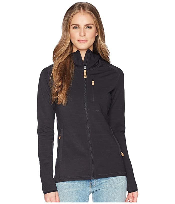 Fjallraven Keb Fleece Hoodie (Women's) - Dark Grey - Find Your Feet Australia Hobart Launceston Tasmania