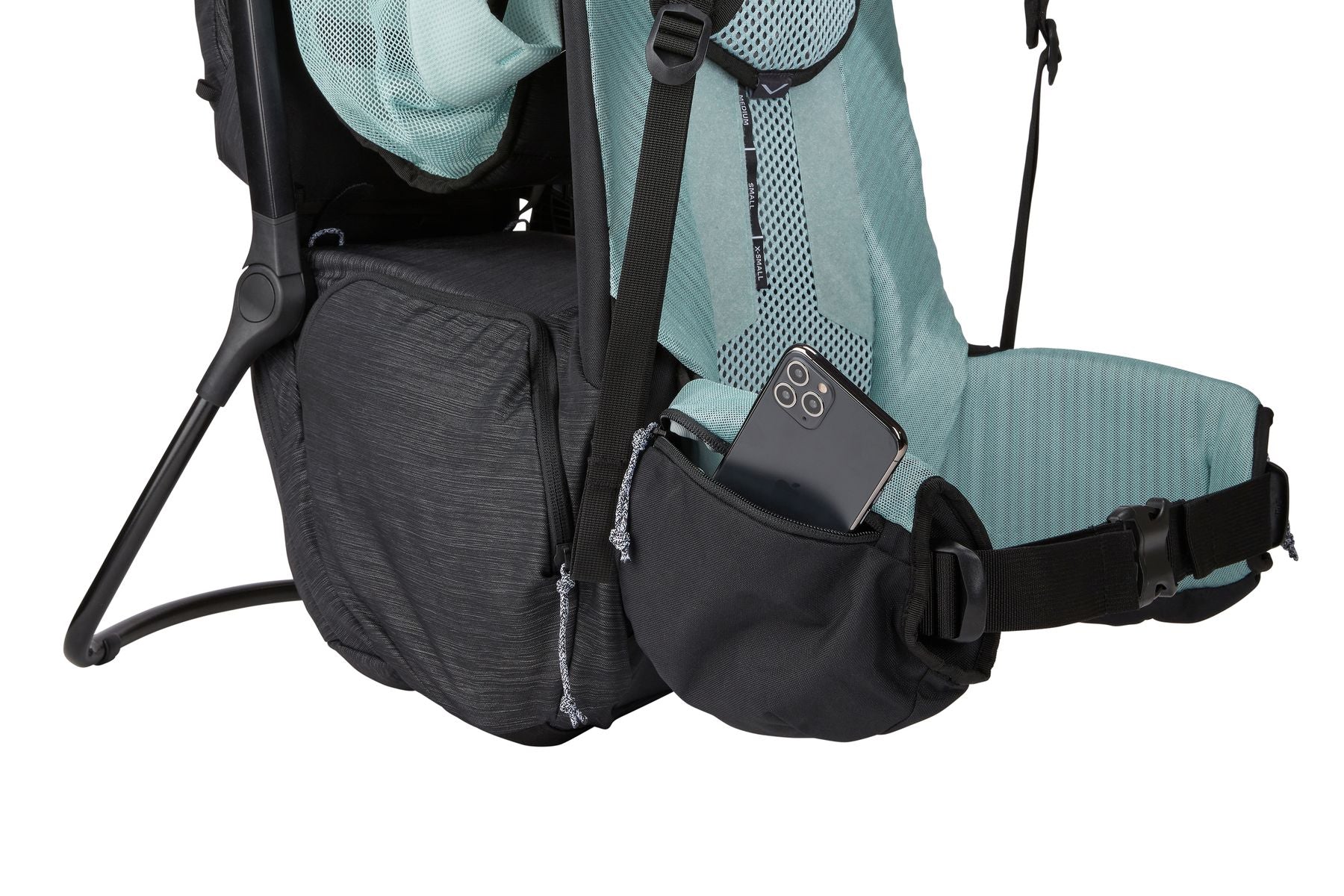 Thule Sapling Baby Backpack - Find Your Feet Australia Hobart Launceston - Black