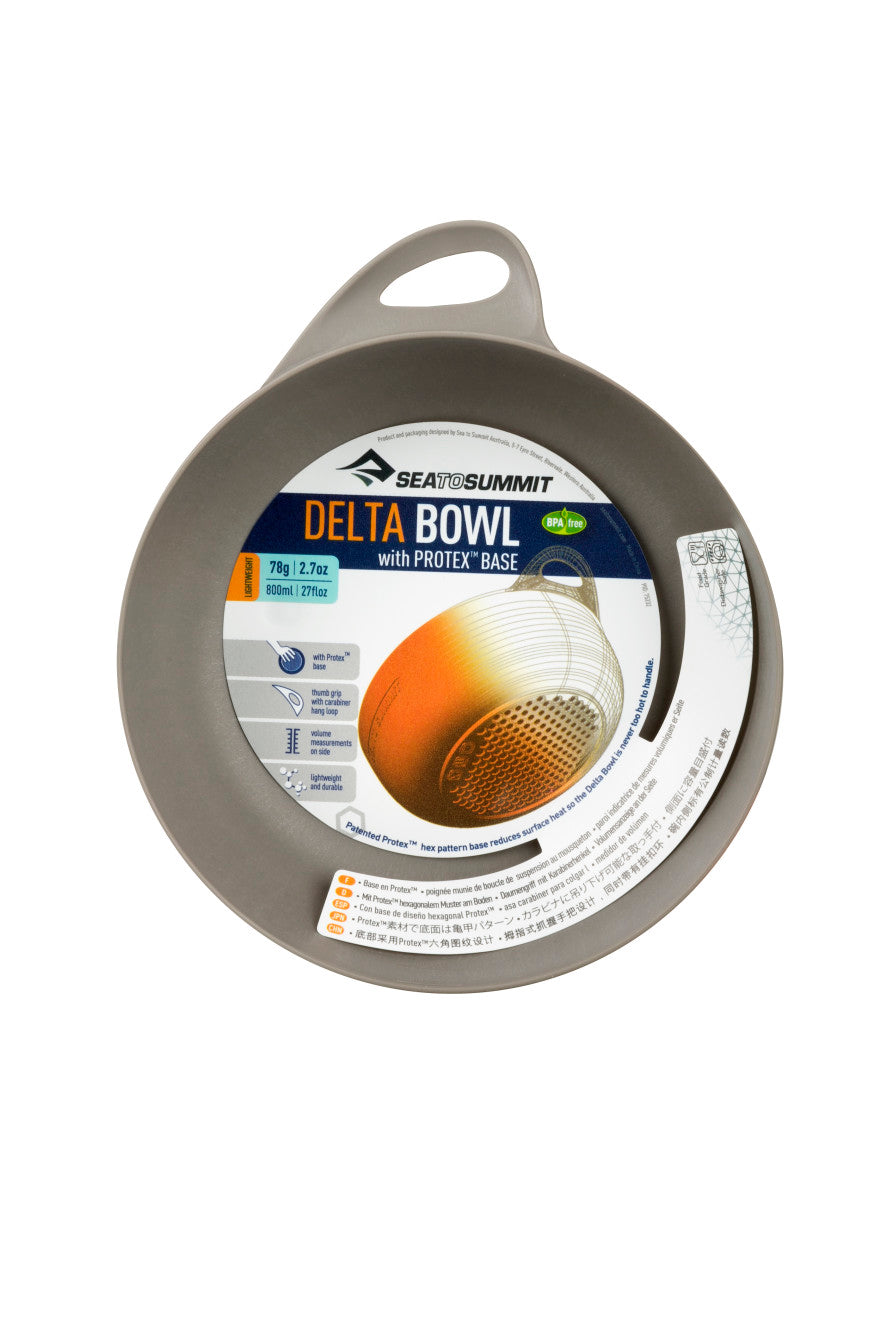 Sea to Summit Delta Bowl - Grey - Find Your Feet Australia Hobart Launceston Tasmania