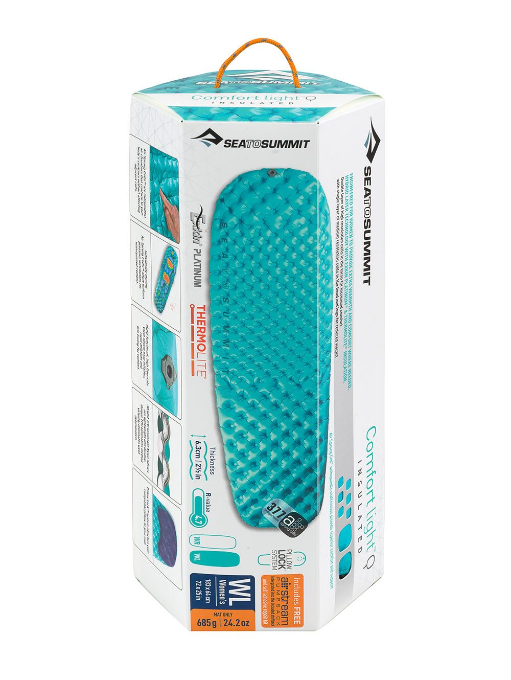 Sea To Summit Comfort Light Insulated Sleeping Mat (Women's) - Find Your Feet Australia Hobart Launceston Tasmania