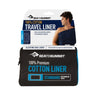 Sea To Summit Premium Cotton Travel Liner - Standard - Navy Blue - Find Your Feet Australia Hobart Launceston Tasmania