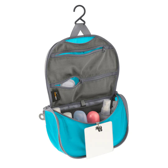 Sea To Summit Ultra-Sil Hanging Toiletry Bag - Find Your Feet Australia Hobart Launceston Tasmania - Blue Atoll Small