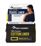 Sea To Summit Premium Cotton Travel Liner - Traveller - Find Your Feet Australia Hobart Launceston Tasmania
