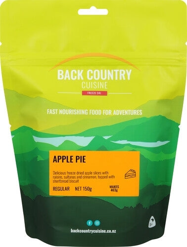 Back Country Cuisine Meals - Apple Pie - Find Your Feet Australia Hobart Launceston Tasmania