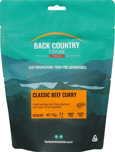 Back Country Cuisine Classic Beef Curry - Find Your Feet Australia Hobart Launceston Tasmania