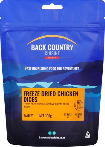 Back Country Cuisine Meals - Chicken Dices - Find Your Feet Australia Hobart Launceston Tasmania