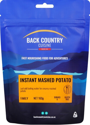 Back Country Cuisine Instant Mashed Potato - Find Your Feet Australia Hobart Launceston Tasmania