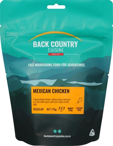 Back Country Cuisine Mexican Chicken - Find Your Feet Australia Hobart Launceston Tasmania