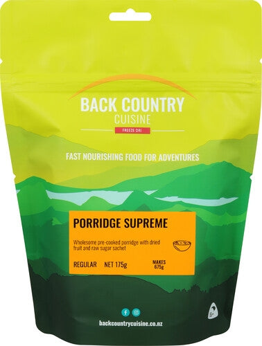 Back Country Cuisine Porridge Supreme - Find Your Feet Australia Hobart Launceston Tasmania