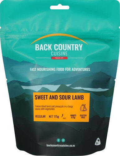 Back Country Cuisine Sweet and Sour Lamb - Find Your Feet Australia Hobart Launceston Tasmania