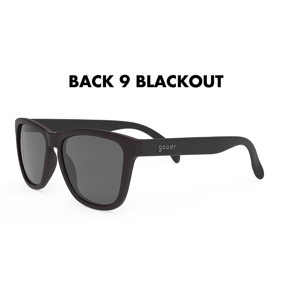 Goodr Sunglasses - The OG's - Back 9 Blackout - Find Your Feet Australia Hobart Launceston Tasmania