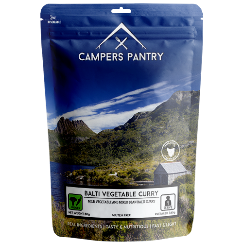 Campers Pantry Meals - Balti Vegetable Curry - Find Your Feet Australia Hobart Launceston Tasmania Hiking