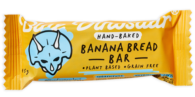 Blue Dinosaur Bar - Banana Bread - Find Your Feet Australia Hobart Launceston Tasmania