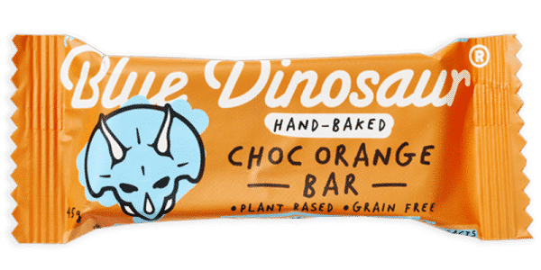 Blue Dinosaur Bar - Choc Orange - Find Your Feet Australia Hobart Launceston Tasmania