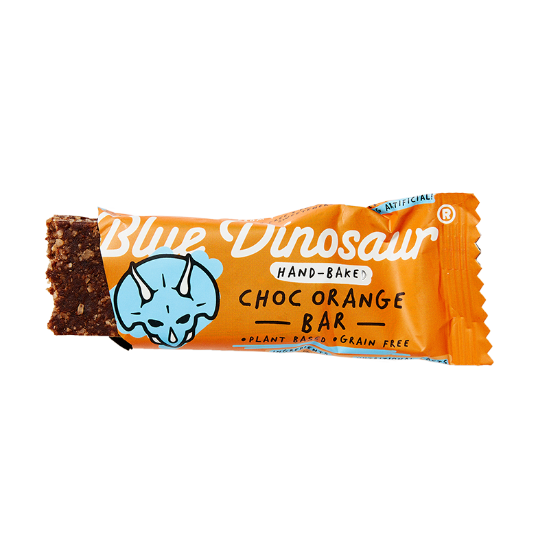 Blue Dinosaur Bar - Choc Orange - Find Your Feet Australia Hobart Launceston Tasmania