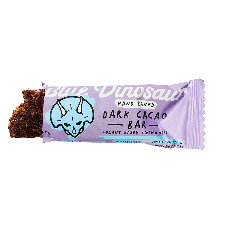 Blue Dinosaur Bar - Dark Cacao - Find Your Feet Australia Hobart Launceston Tasmania