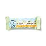 Blue Dinosaur Vegan Protein Bar - Find Your Feet Australia Hobart Launceston Tasmania -  Peanut Butter & Caramel Choc Bar