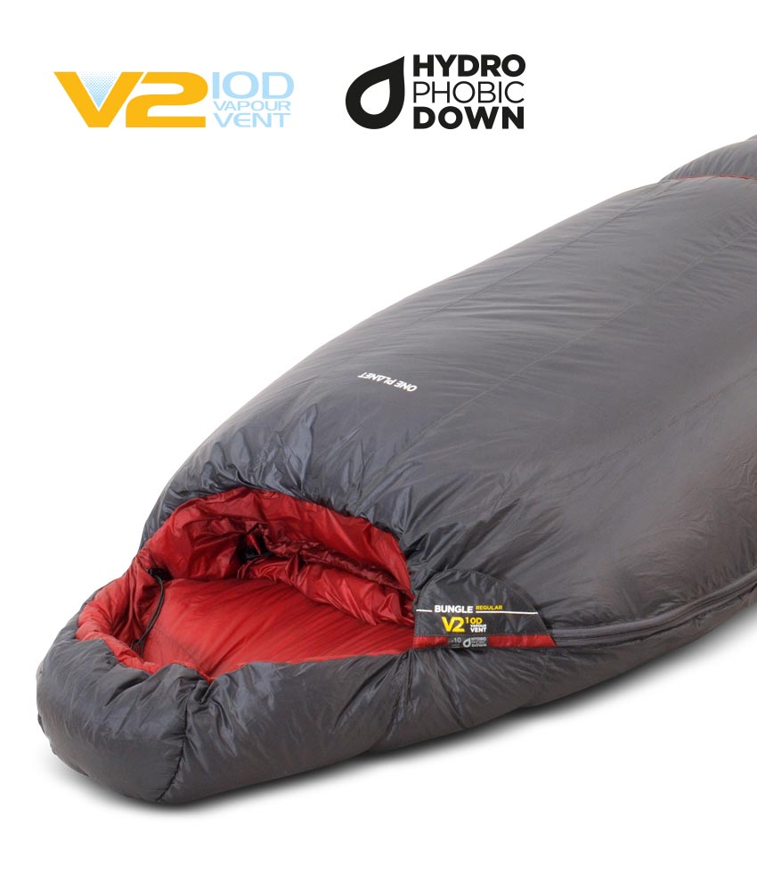 One Planet Bungle -15 800+DWR Sleeping Bag - Find Your Feet Australia Hobart Launceston Tasmania