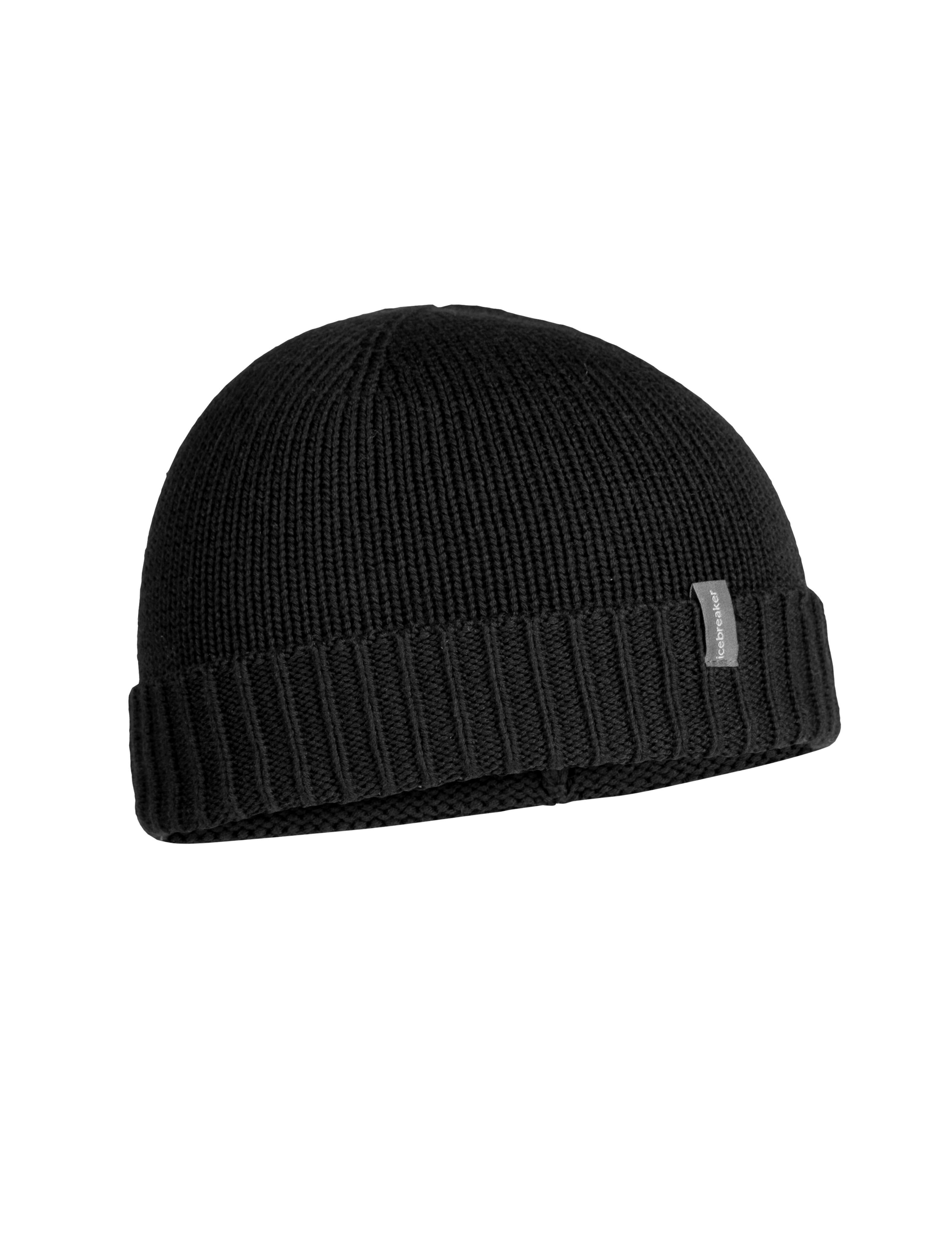 Icebreaker Vela Cuff Beanie (Unisex) - Black - Find Your Feet Australia Hobart Launceston Tasmania