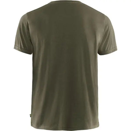 Fjällräven Logo T-Shirt (Men's) - Fjallraven - Dark Olive - Olive Green