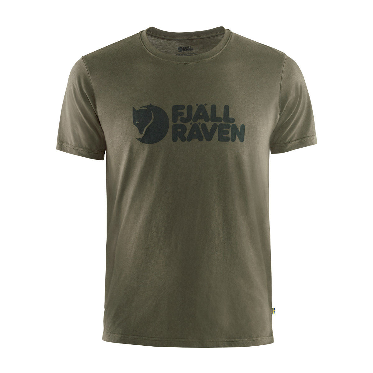 Fjallraven Logo T-Shirt (Men's) - Dark Olive - Find Your Feet Australia Hobart Launceston Tasmania