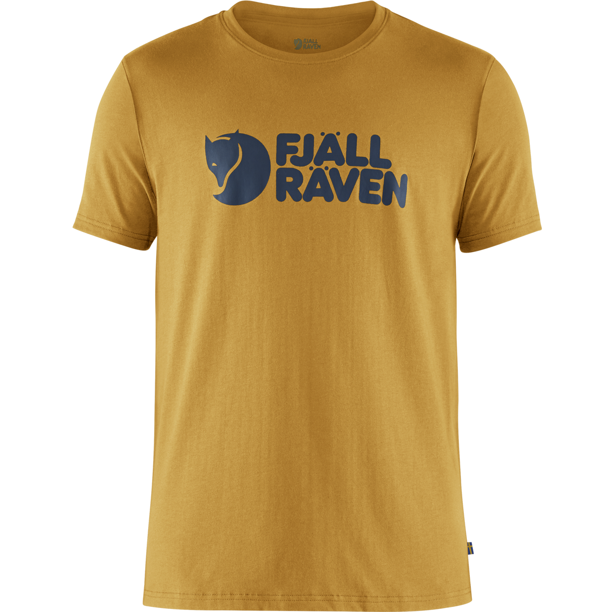 Fjallraven Logo T-Shirt (Men's) - Ochre - Find Your Feet Australia Hobart Launceston Tasmania