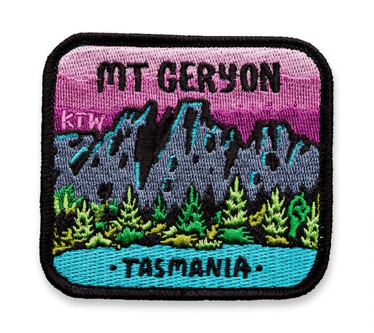 Keep Tassie Wild - Mt Geryon Badge - Find Your Feet Australia Hobart Launceston Tasmania