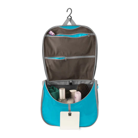 Sea To Summit Ultra-Sil Hanging Toiletry Bag - Find Your Feet Australia Hobart Launceston Tasmania - Blue Atoll Large