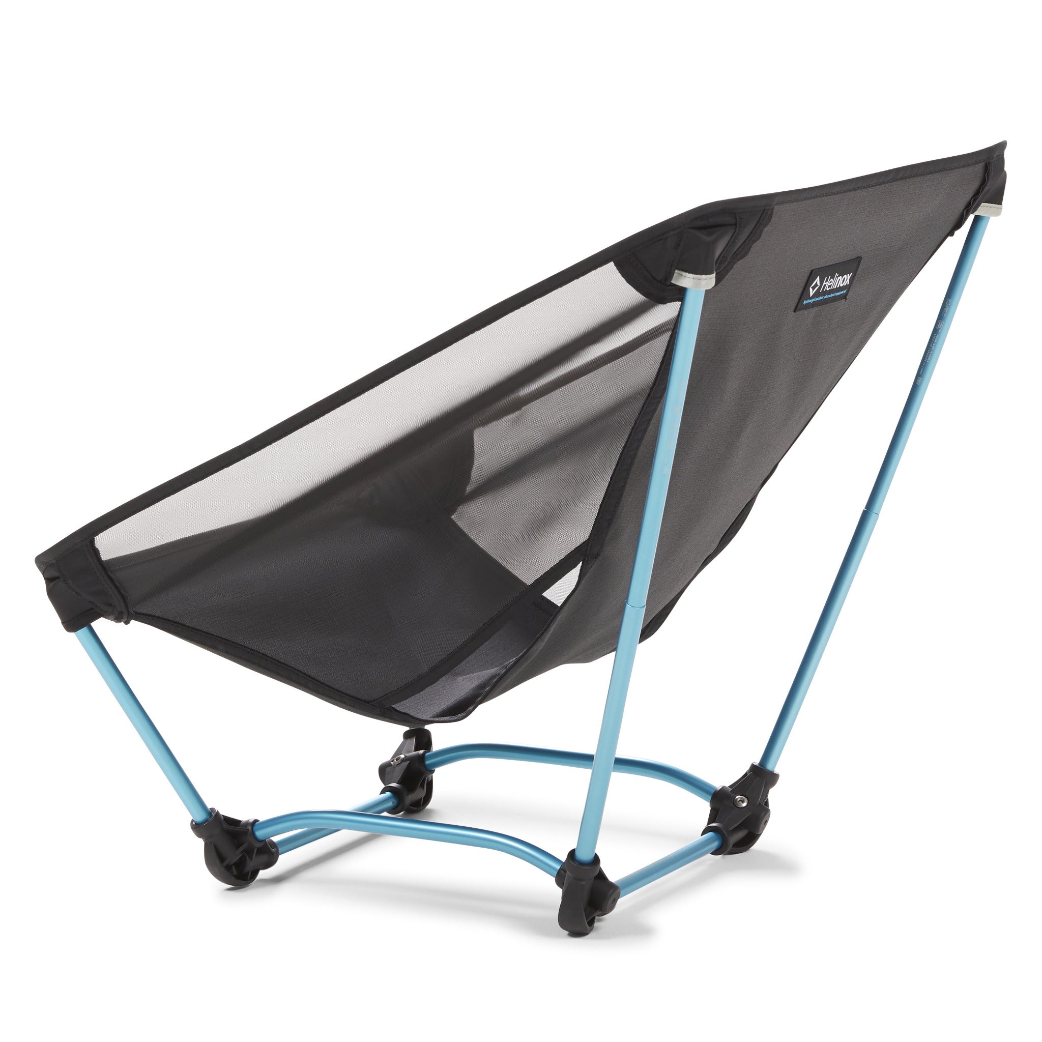 Helinox Ground Chair - Black w/ Blue Frame - Find Your Feet Australia Hobart Launceston Tasmania