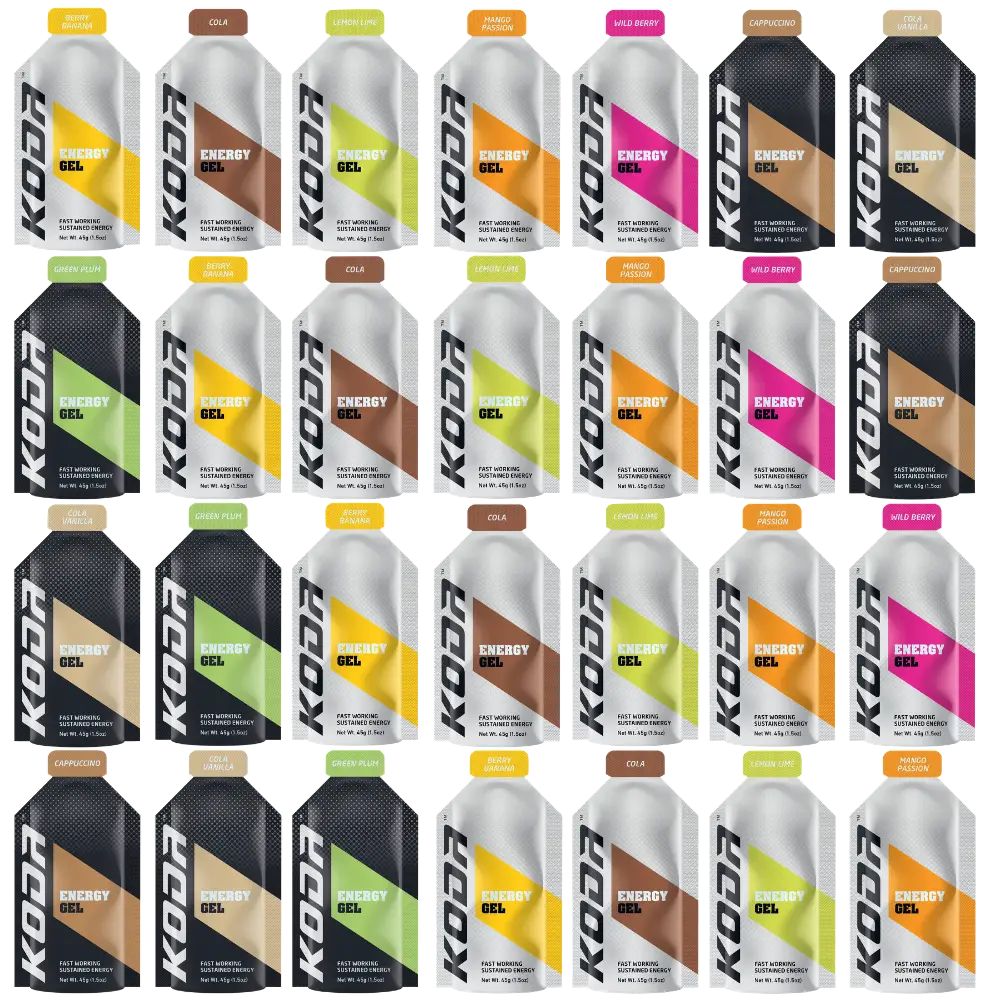 KODA Energy Gels Box Qty (24 Pack) Koda