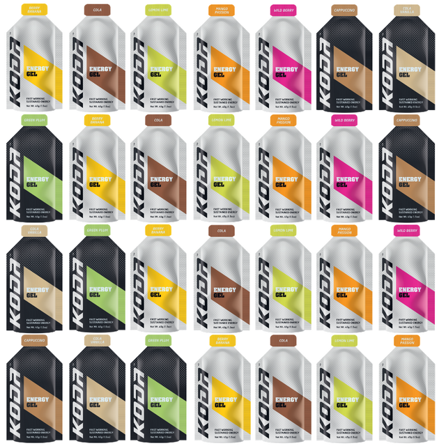 Koda Energy Gels Box Qty (24 Pack) - Find Your Feet Australia Hobart Launceston Tasmania