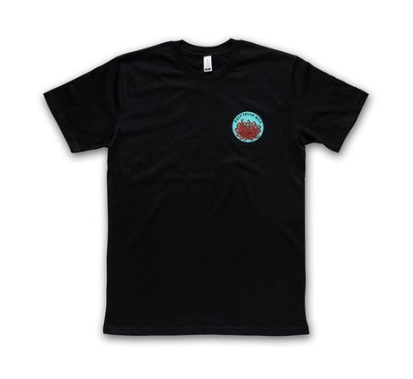 Keep Tassie Wild Waratah Tee (Men's) - Black - Find Your Feet Australia Hobart Launceston Tasmania