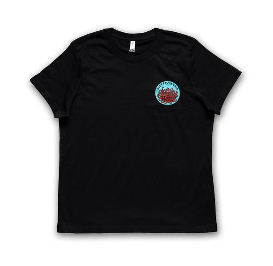 Keep Tassie Wild Waratah Tee (Women's) - Black - Find Your Feet Australia Hobart Launceston Tasmania