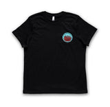 Keep Tassie Wild Waratah Tee (Women's) - Black - Find Your Feet Australia Hobart Launceston Tasmania