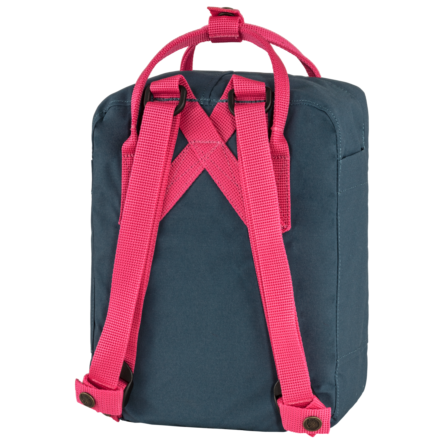 Kanken blue with pink strap clearance