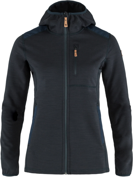 Fjallraven Keb Fleece Hoodie (Women's) - Dark Navy - Find Your Feet Australia Hobart Launceston Tasmania