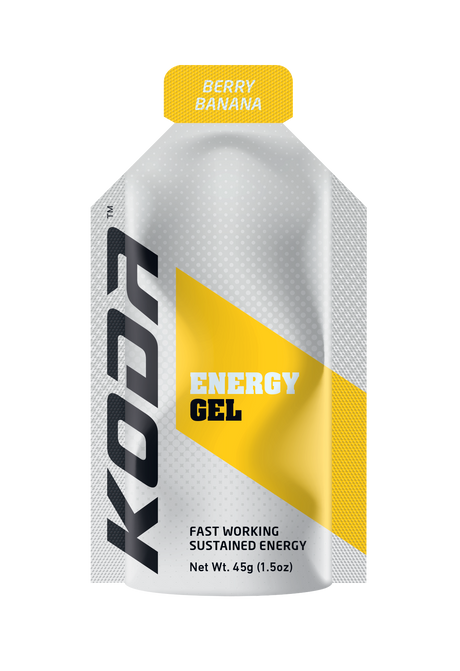 Koda Energy Gels Box Qty (24 Pack) - Berry Banana - Find Your Feet Australia Hobart Launceston Tasmania