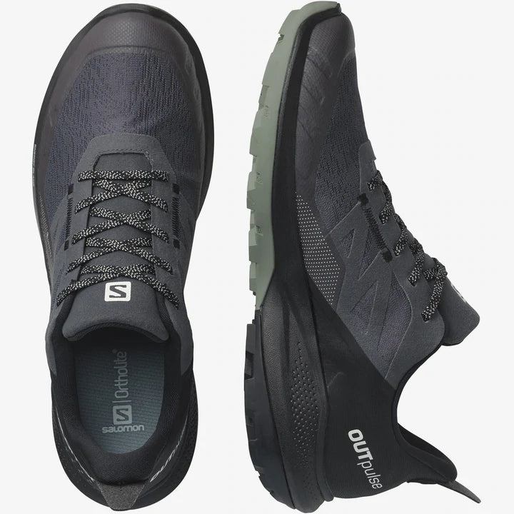 Salomon Outpulse GTX Hiking Shoe (Men's) Magnet/Black/Wrought Iron - Find Your Feet Australia Hobart Launceston Tasmania