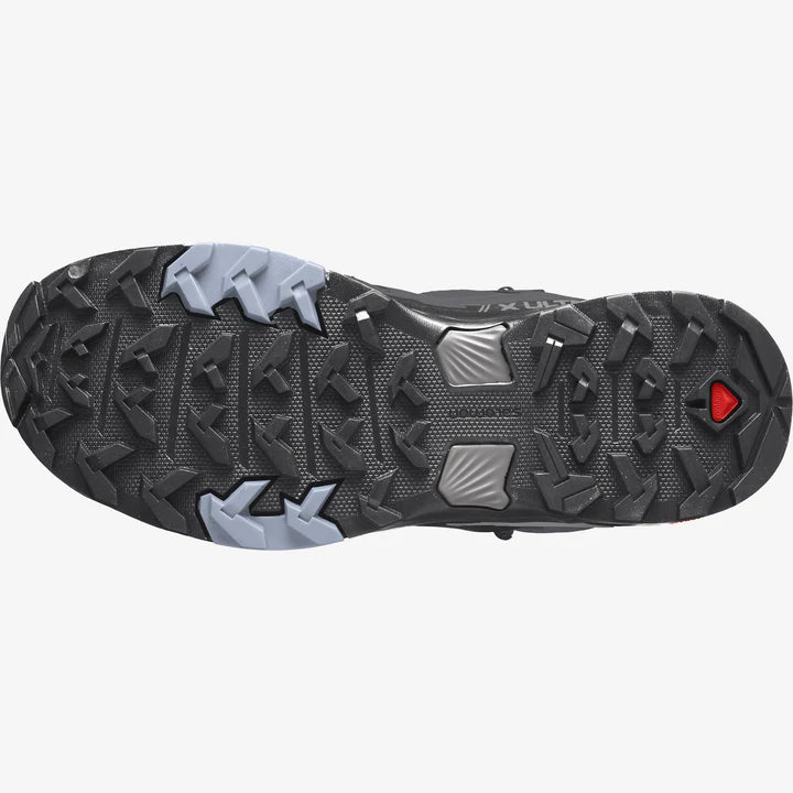 Salomon X Ultra 4 Mid GTX Trail Hiking Boot (Women's) Magnet/Black/Zen Blue - Find Your Feet Australia Hobart Launceston Tasmania
