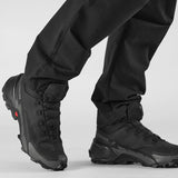 Salomon Cross Hike Mid GTX 2 Hiking Boots (Men's) Black/Black/Magnet - Find Your Feet Australia Hobart Launceston Tasmania