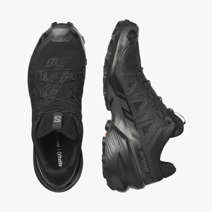 Salomon Speedcross 6 Shoes (Women's) Black/Black/Phantom - Find Your Feet Australia Hobart Launceston Tasmania