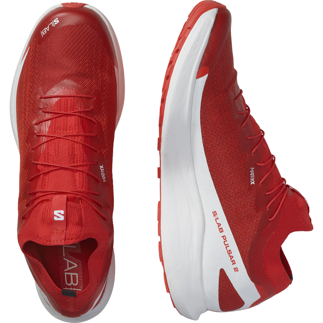 Salomon S/LAB Pulsar 2 Shoe (Unisex) Fiery Red/Fiery Red/White - Find Your Feet Australia Hobart Launceston Tasmania