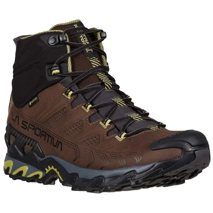 La Sportiva Ultra Raptor II Leather GTX Mid Hiking Boot (Men's) Chocolate/Cedar - Wide La Sportiva