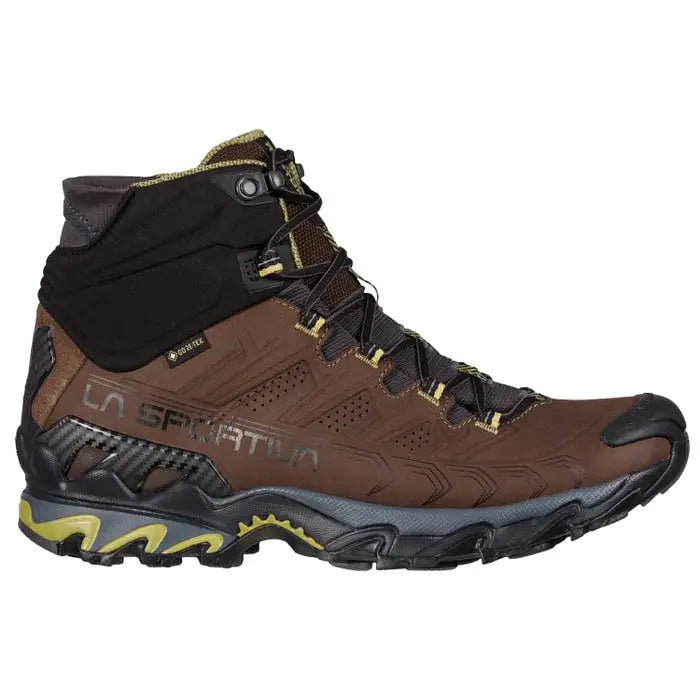 La Sportiva Ultra Raptor II Leather GTX Mid Hiking Boot (Men's) Chocolate/Cedar - Wide La Sportiva