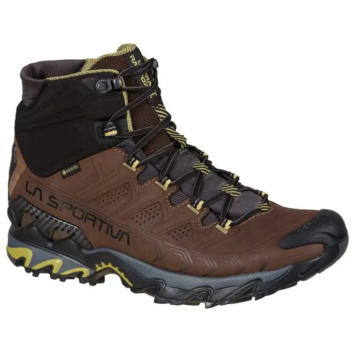 La Sportiva Ultra Raptor II Leather GTX Mid Hiking Boot (Men's) Chocolate/Cedar - Wide La Sportiva