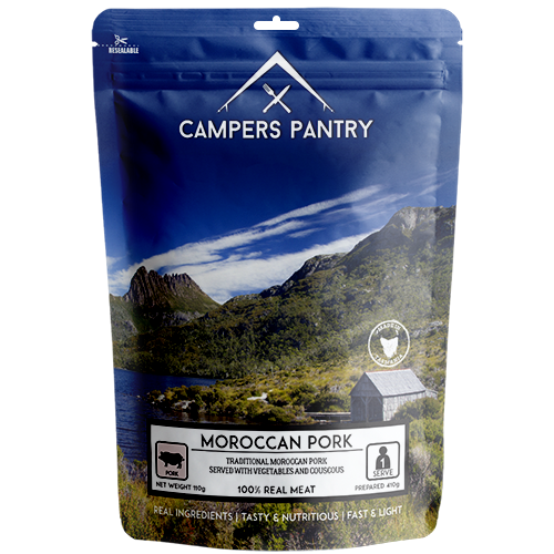 Campers Pantry Meals - Moroccan Pork - Find Your Feet Australia Hobart Launceston Tasmania Hiking