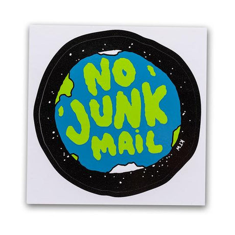 Keep Tassie Wild - No Junk Mail Sticker - Find Your Feet Australia Hobart Launceston Tasmania